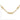 14K Polished Linked Circles with Chain 5-Station 17 inch Necklace - Image 4