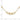 14K Gold Linked Oval Necklace with Diamond-Cut Beads - 18 Inch - Image 4