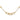 14K Gold Linked Oval Necklace with Diamond-Cut Beads - 18 Inch - Image 1