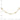 14K Polished Cube Bead 17 inch Station Necklace - Image 4