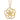 14k Gold Polished Floral Pendant Necklace, 17-Inch Chain - Image 1
