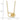 14K Polished Bee and Circle 17.5 inch Necklace - Image 4