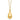 14k Polished Hollow Teardrop Pendant 18 inch Necklace - Image 1