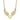 14K Gold Heart & Wing Necklace - 17-Inch Statement Piece - Image 1
