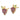 14K Gold Amethyst & Peridot Grape Cluster Post Earrings - Image 2