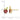 14K Gold Heart-Shaped Garnet & Peridot Apple Post Earrings - Image 4