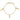 14k Gold Polished CZ Three Italian Horn Dangle Bracelet for Kids, 5.75" + 0.75" Ex... - Image 4