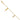 14k Gold Polished CZ Three Italian Horn Dangle Bracelet for Kids, 5.75" + 0.75" Ex... - Image 1