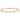 14k Gold Polished Paperclip & Round Link Bracelet - 7.5 Inches - Image 3