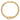 14k Yellow Gold Double Strand Paperclip & Oval Link Bracelet - 7.5 - Image 4
