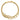 14K Polished and Textured Woven Double Strand with Oval Links 7.25 inch Bracelet - Image 4