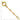 14k Gold Polished Long Link Bracelet with Circle Detail, 7.75 Inch - Image 5