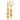 14k Gold Chain Link Dangle Earrings with Polished and Brushed Finish - Image 1