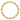 14k Gold Polished Oval & Circle Link Bracelet - 7.5 Inch Trendy Style - Image 4