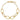 14k Gold Twisted Oval Link Bracelet with Extender, 6.75 inches - Image 4