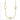 14k Gold Polished Circle and Chain Necklace - 25.5 Inches - Image 5