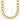 14k Gold Textured Curb Link Necklace - 18 Inch, 8mm Trendy Style - Image 1