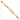 14k Gold Brushed and Polished Long Oval Link Bracelet - 7.5 Inch - Image 5