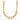 14k Gold Polished and Textured Link Necklace - 17.25 Inches - Image 5