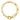 14k Polished Fancy Paperclip Link with Circle 7.25 inch Bracelet - Image 4
