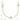 14k Gold Star Circle Necklace with Diamond-Cut Beads, 16.75 - Image 5
