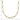 14k Two-Tone Paperclip Link Necklace with Faceted Beads, 18 - Image 5