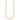 14K Yellow Gold Beaded Cable Link Necklace - 18 inch - Image 2