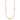 14k Gold Polished and Textured Oval Link 3-Station Necklace, 16.75 - Image 2