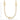 14k Gold Polished and Textured Oval Link 3-Station Necklace, 16.75 - Image 5