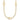 14k Gold Polished and Textured Oval Link 3-Station Necklace, 16.75 - Image 1
