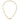 14k Gold Polished Oval Link Necklace with Heart Clasp, 18 - Image 4