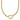 14k Gold Polished Oval Link Necklace with Heart Clasp, 18 - Image 1