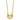 14k Gold Polished Heart Necklace - 18 Inch Modern Elegance - Image 1