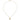 14k Gold Polished and Textured Circle Necklace - 17 Inch Statement Piece - Image 4
