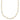 14k Two-Tone Twisted Oval Link Necklace with Faceted Beads - 18 - Image 1