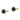 14k 3/8 carat Black Diamond Stud Earrings - Image 1