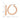 14k Rose Gold Diamond-Cut Hoop Earrings - Trendy Round Design - Image 3