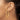 14k 2x34mm Polished Rectangle Tube Hoop Earrings - Image 3