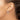 14K White Gold Polished Tube Hoop Earrings - Modern Chic Statement - Image 2