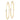 14k 2x80mm Polished Round Tube Hoop Earrings - Image 1