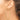 14k Gold Polished Round Tube Hoop Earrings - Lightweight Chic Style - Image 2