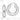 14k White Gold Polished Round Tube Hoop Earrings - Image 4