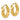 14k Gold Polished Tube Hoop Earrings - Modern Statement Style - Image 3