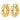 10k Gold Polished 20mm Hoop Earrings - Effortless Chic for Everyday Wear - Image 2