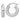 14k White Gold 5x20mm Polished Tube Hoop Earrings - Image 7