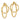 14k Gold Circle Hoop Earrings for Effortless Style - Image 1
