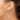 14k White Gold Polished Tube Hoop Earrings - Lightweight & Chic - Image 2
