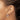 14K White Gold Polished Round Tube Hoop Earrings - Modern Chic - Image 2