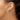 14K White Gold 3x16mm Polished Lightweight Tube Hoop Earrings - Image 2