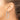 14K White Gold Polished Tube Hoop Earrings - Modern Minimalist Design - Image 2